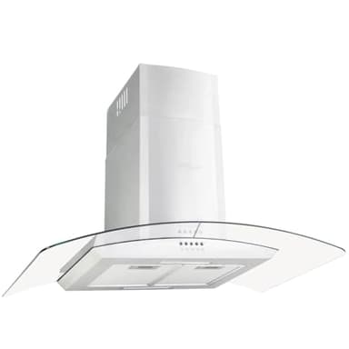 vidaXL Hotte Murale 90 cm Acier Inoxydable LED Aspirante de Cuisine Maison