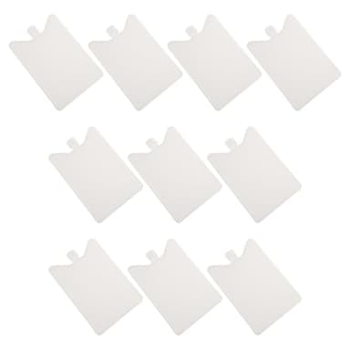 Cabilock Bloc Réfrigérant Réutilisable 200G pour Ventilateur et Glacière Pack de Glace Portable Blanc 10 Pièces pour Transport Alimentaire et Climatisation Professionnelle