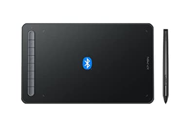 XP-PEN Tablette Graphique Wireless Deco MW Bluetooth avec X3 Stylet 8 Touches de Raccourci en 8x5 Pouces Compatible Windows Mac Android Chrome OS et Linux - Noir