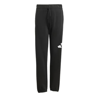 Adidas Unisex Kinder Essentials BIG Logo Pants, Black/White, 11-12 Years