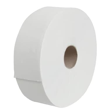 Rouleaux papier toilette Jumbo/Maxi 320m - Pure ouate - 2 plis - Blanc - Ecolabel - Fabriqué en France - Lot de 6