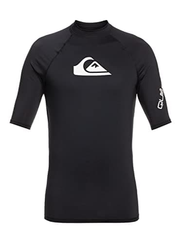 Quiksilver Homme All Time - Lycra Manches Courtes Combinaison De Soleil, Noir, M EU