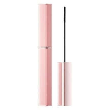 Mascara résistant à l'eau pour cils courts & cils inférieurs – Brosse de précision compacte, formule noire résistante aux traces, sans paquets, résistant à l'humidité & tenue longue durée (1 pièce)
