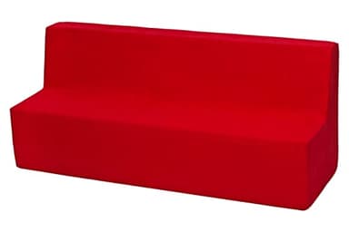 Velinda Canapé, Sofa, lit, Meubles Chambre d'enfant, Jeu Confort Repos (Couleur: Rouge)
