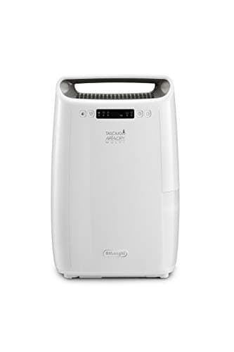 De'Longhi Tasciugo AriaDry Multi Déshumidificateur DEXD214RF, Déshumidificateur Portable avec Filtration à 3 Actions, Fonction Séchage, Déshumidification 14L/Jour, R290, Réservoir Amovible, Blanc