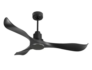 PUR LINE Ventilateur de plafond Réversible Thermostat Wifi Moteur à courant continu Toits en pente Télécommande Adaptateur 2/3 Lames Hypersilence Mémoire