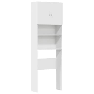 vidaXL Meuble de Machine à Laver Blanc Bois d'ingénierie