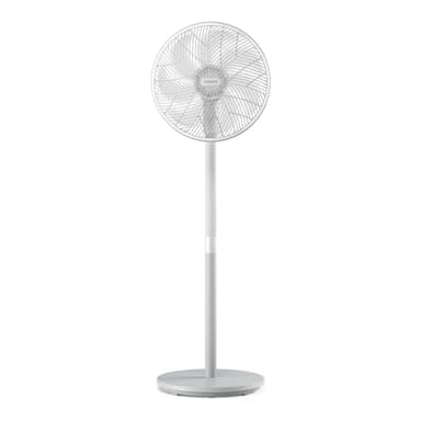 Philips Ventilateur sur pied Série 2000. Puissant et ultra-silencieux. 19 dB Ventilateur de table et de pied 2-en-1. Inclinaison et oscillation réglables. Blanc. (CX2550/00)