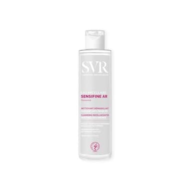 SVR - Sensifine AR Eau Micellaire - Gamme Sensifine – Nettoyant démaquillant apaisant anti-rougeurs – Pour peaux sensibles à tendance couperosique – Niacinamide, agents hydratants – 200 ml