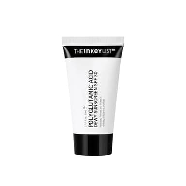 The INKEY List Crème solaire rosée à l'acide polyglutamique SPF 30 50 ml, prépare et protège, non grasse, adaptée aux végétaliens, adaptée à tous les types de peau