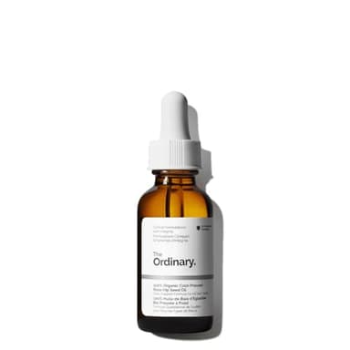 The Ordinary 100% Huile de Baie d'Églantier Bio Pressée à Froid, Traite les signes de l'âge en améliorant l'apparence des irrégularités de la peau et en renforçant son élasticité, 30 ml
