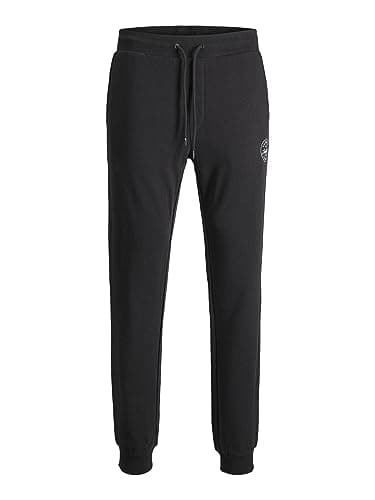 JACK & JONES Homme Jjigordon Jjshark Sweat Viy Noos Pantalon De Sport, Noir, L EU