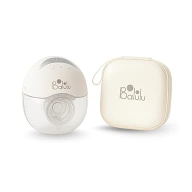 BALULU Tire-lait électrique mains libres FC1 Pro, sans fil et rechargeable, 4 modes & 12 niveaux, silencieux 47 dB, réservoir 210 ml, batterie longue durée, aspiration de qualité hospitalière