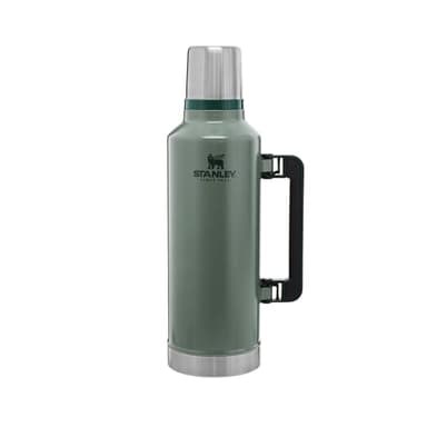 Stanley 1913 Classic Legendary Thermos 2.3L - Maintient la Température 48h (Chaud/Froid) - Bouteille Isotherme - Sans BPA - Gourde Isotherme en Acier Inoxydable - Gourde Inox - Hammertone Green