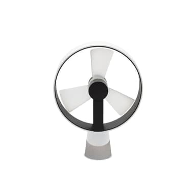 Air&Me Ventilateur AIRAIN Blanc – Design élégant très pur, ultra silencieux, variateur de vitesses en facade, compact et puissant.