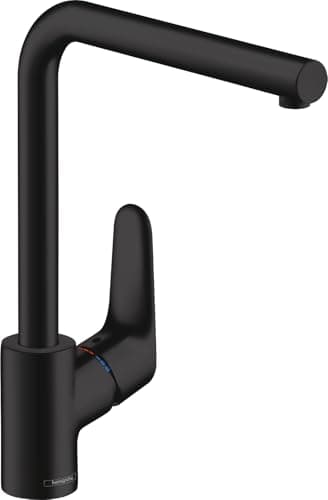 hansgrohe Focus M41 Mitigeur de cuisine 280, 1 jet, noir mat, 31817670