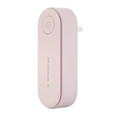 Éliminateur d'acariens à ultrasons, sans fil, à faible bruit, réduit les acariens pour problèmes respiratoires, allergies et affections cutanées, rose