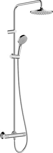 hansgrohe Vernis Blend Colonne de douche 200 1 jet avec mitigeur thermostatique, chromé, 26276000