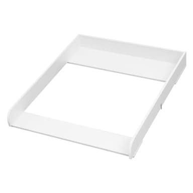WOLTU Plan à langer amovible avec sangle anti-basculement, pour commode 70x80 cm profondeur 47,5–50 cm, en MDF, Blanc