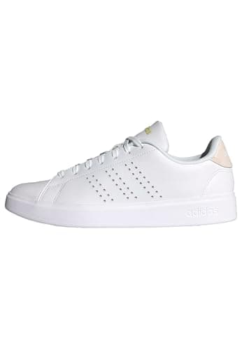 Adidas Femme Advantage 2.0 Shoes, Cloud White/Putty Mauve/Gold met, 40 2/3 EU