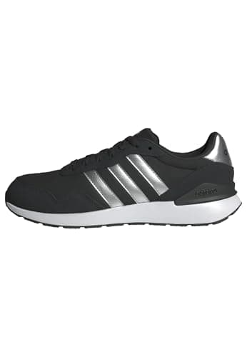 Adidas Femme Run 60s 4.0 Shoes, Core Black/Silver Metallic/Cloud White, 39 1/3 EU