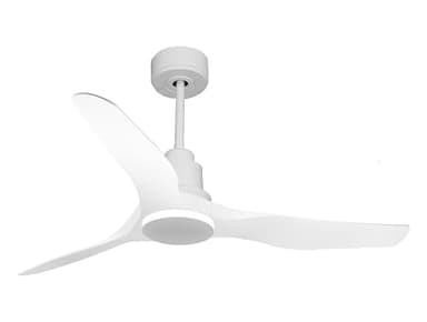 PUR LINE Ventilateur de plafond Réversible Thermostat Pays vendable Wifi Moteur à courant continu Toits en pente Télécommande Adaptateur 2/3 Lames Hypersilence