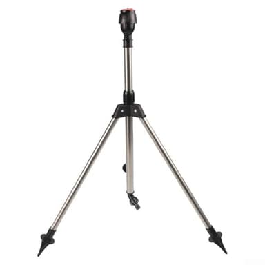ZAMETTER Arroseur rotatif à 360 degrés professionnel pour pelouse d'extérieur robuste et réglable avec trépied pour couverture d'irrigation de pelouse