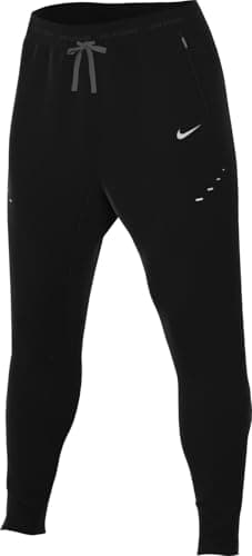 Nike Stride Dri-Fit HV4544-010 Pantalon de Course tissé pour Homme, Noir/argenté réfléchissant Taille S