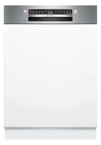 Bosch SMI2HTS02E, Série 2, Lave-vaisselle 60 cm, Encastrable, Bandeau acier brossé