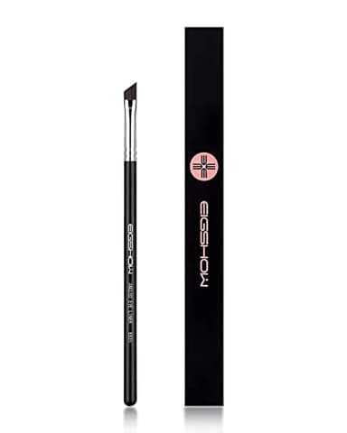 EIGSHOW Pinceau Eyeliner à angle fin Pinceau de maquillage PRO Precision Gel Eye Liner - Angle plat incliné ultra fin - Qualité supérieure - Poils synthétiques sans cruauté envers les animaux (E835)
