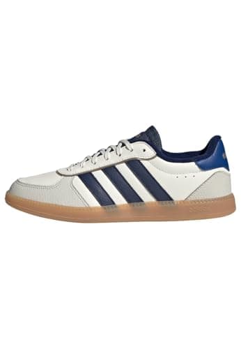 adidas Women's Chaussure Breaknet Sleek, Core White/Dark Blue/Royal Blue, 40 2/3