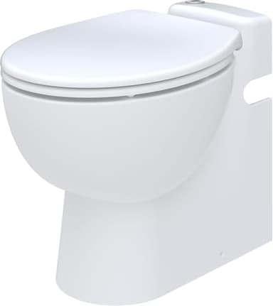 SFA - Sanicompact Pro - WC Broyeur Intégré - Design Contemporain - Chasse Spirale Eco+ - Matériau Hygiénique - Installation Et Entretien Simples - 36,8 x 55,5 x 49 cm - 550 W - Made In France