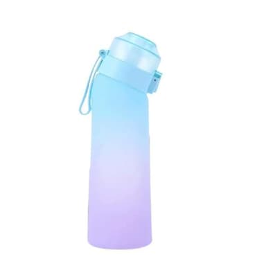 Générique Air Gourde Up 650ML Gourde Sport, Bouteille d'eau Air avec dosettes en 7 saveurs, Kit de Démarrage pour Bouteille d'air, Bouteilles sans BPA 0 sucre 0 calories, Pour le fitness (4)