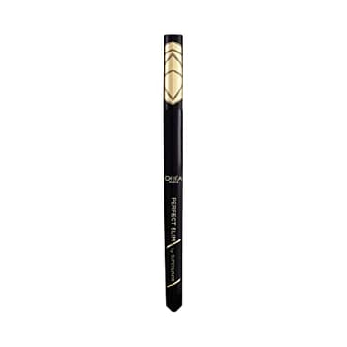 L’Oréal Paris - Eyeliner Waterproof Haute Précision - Tracé Ultra-Fin - Couleur Intense Longue Tenue - Super Liner Perfect Slim - Couleur : Noir Intense