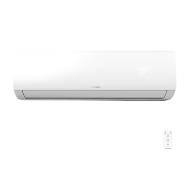 Cecotec Split Climatisation AirClima 12000 Smartfresh Connecté. 12000 BTU, Moteur DC, Pompe à Chaleur, Contrôle Wifi, Télécommande, Ecran LED, Système Inverter, Couverture 22 m2