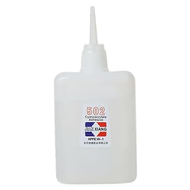 Super Glue 502, adhésif à séchage rapide imperméable extra fort pour le bois, le plastique, le métal, la colle de réparation polyvalente pour l'artisanat de bricolage, la maison et le bureau