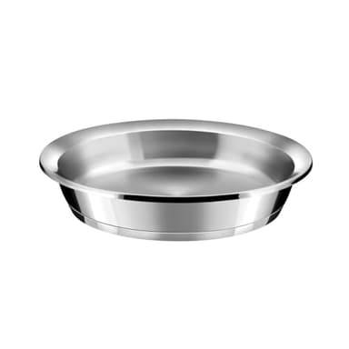 CUISINOX - Ycône - Poêle 24 cm tout inox - Fond thermo diffuseur - Compatible tous feux dont induction - Acier Inoxydable 18/10 - Finition miroir - Inox - Sans PFOA, PTFE, PFAS