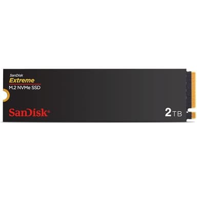 SanDisk SSD M.2 NVMe Extreme de 2 To, SSD interne, PCIe Gen4.0, vitesse de lecture jusqu'à 5150 Mo/s, technologie nCache