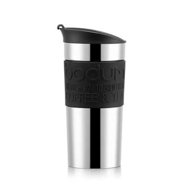 Bodum 11068-01 Plastique Tasse de voyage sous vide, 0,35 l, noir, S (lot de 1)
