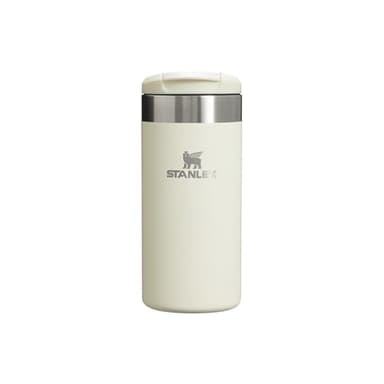 STANLEY 1913 Aerolight Transit Mug Isotherme Café 0.35L - 4 Heures Chaud - 6 Heures Froid - Couvercle Étanche et Blocable - Thermos - Lavable au Lave-Vaisselle - Cream Gloss