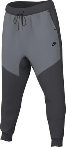 Nike Tech HV0959-061 Pantalon de Jogging en Polaire pour Homme, Anthracite/Gris Froid/Noir, Taille XS