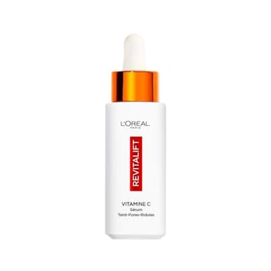 L’Oréal Paris – Sérum 12% Vitamine C Pure + Acide Salicylique + Vitamine E – Antioxydant & Anti-Âge – Teint irrégulier, Pores et Ridules – Flacon Anti-UV – Revitalift Clinical – 30 ml