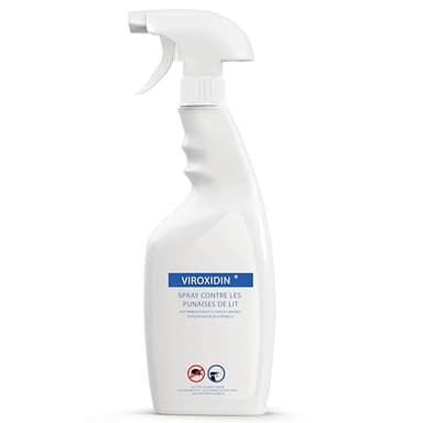Viroxidin Spray anti punaise de lit & anti acarien pour les matelas & textiles - Produit contre les punaises de lit, acariens, acariens des poussières, puces et poux - Spray anti-acariens 500ml
