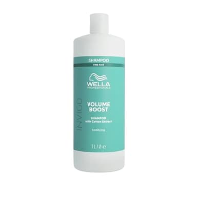 Wella Professionals INVIGO VOLUME BOOST Shampoing volumateur – avec complexe Volume Boost, pour cheveux normaux à fins, 1L