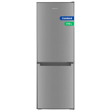 GEDTECH Réfrigérateur combiné congélateur bas 173L GCB173SL - Silver - Hauteur 143cm