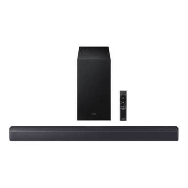 Samsung Barre de Son HW-B450F/ZF 2025 - Dolby Audio/DTS Virtual: X, Son adaptatif, 2.1 canaux, Mode Nuit et Mode Jeu