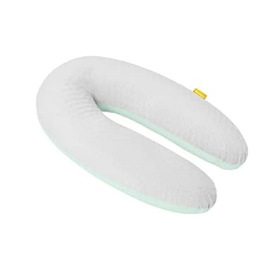 Badabulle Coussin d'allaitement Evolutif Fluffy, Polyester pour Corps,Dos,Grossesse,Jambes