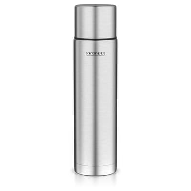 Arendo Gourde Isotherme 1L, Bouteille Isotherme, Thermos café 100% étanche de 1000ml, Gourde Inox SUS 304 à double paroi, Bouteille isotherme, Termosse cafe chaud Sans BPA