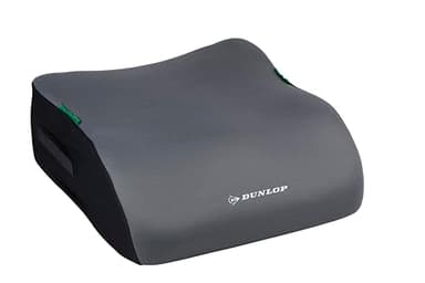 Dunlop Réhausseur Voiture Enfant - Réhausseur Sièges Auto ECE R129 - Siège Auto 3 Ans Ergonomique - Réhausseur Avec Housse Lavable - Siège Auto Pour Enfants 135-150 cm - Gris