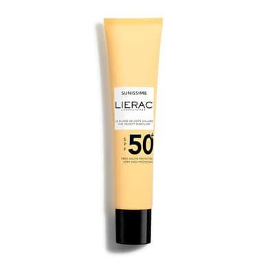 Lierac - Sunissime - Le Fluide Velouté Solaire Anti-âge Global SPF50+ 40ml - Soin Solaire Visage - Protège - Anti-âge - Sublime - Texture non grasse - non collante - sans trace